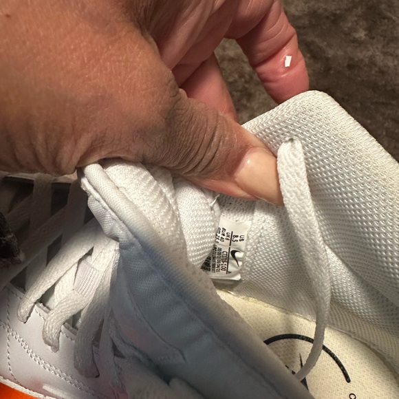 Nike (white leather hightop) size 8.5 new - Picture 4 of 6